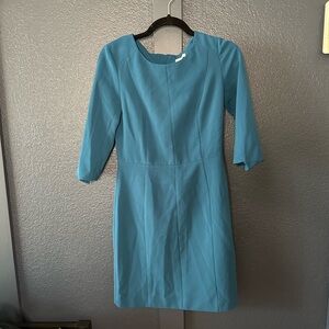 H&M size 6 teal dress EUC